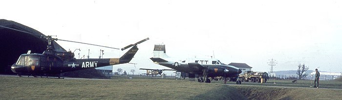 Army Aircraft, circa 1968, Sembach AB Germany