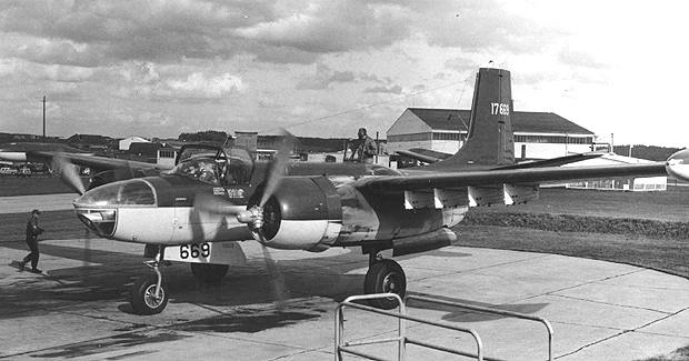 Sembach B-26k  Circa 1965, Sembach Air Base, Germany.