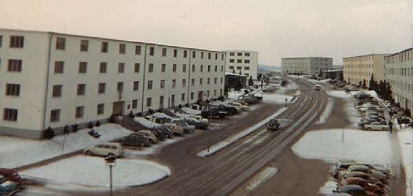 Barracks Row, Sembach Air Base, Circa 1967