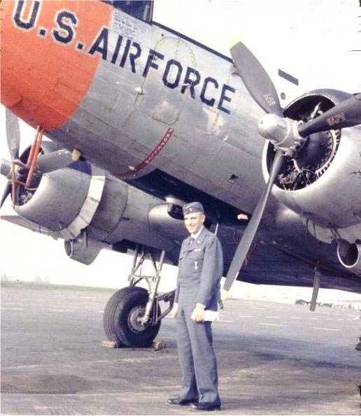 C-47 Pilot Fred Horky, Circa 1960, Sembach AB, Germany