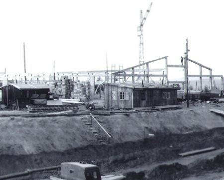 Sembach commissary construction, Circa 1953.