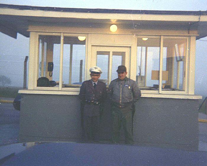 CSU's at Main gate, circa 1967, Sembach Air Base, Germany