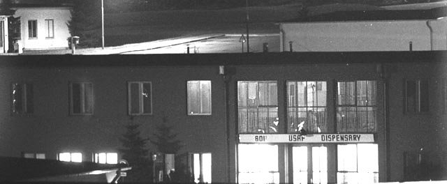 Night time at the 601st USAF Dispensary, Sembach AB, Circa 1968