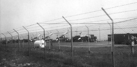 Inside the Grünstadt missile pad area. 1963 Photo by Henry Danis.