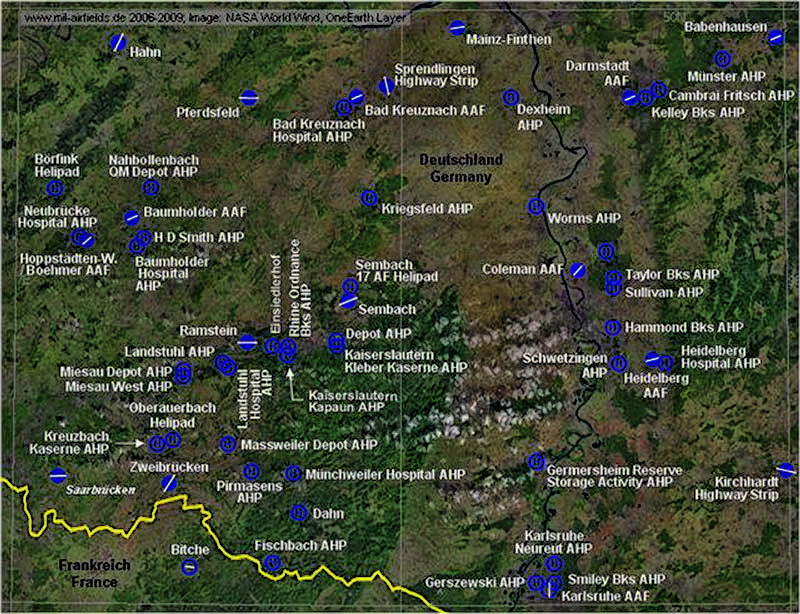 Sembach AB and surrounding area. 