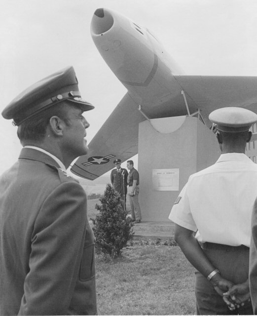 Sembach Base Display, F-86 Fighter, Circa 1973