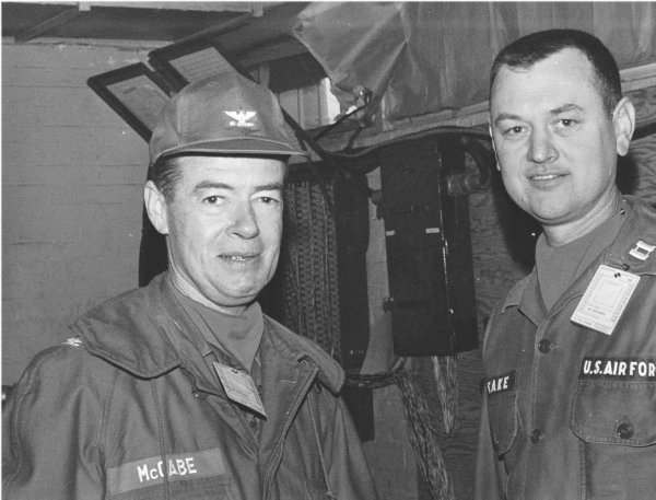 Colonel McCabe, Captain Leake, 60st TACC, Sembach AB Germany