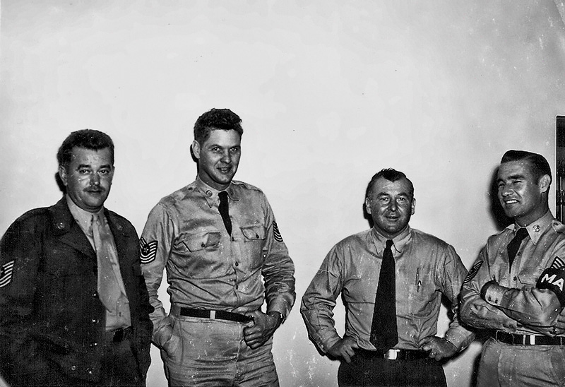 Sembach NCO Club Management team, Circa September 1953. 