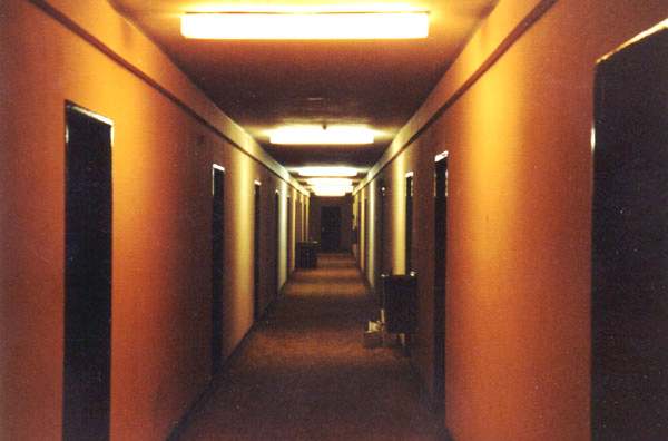 Barracks Row hallway, Sembach Air Base, Circa 1984