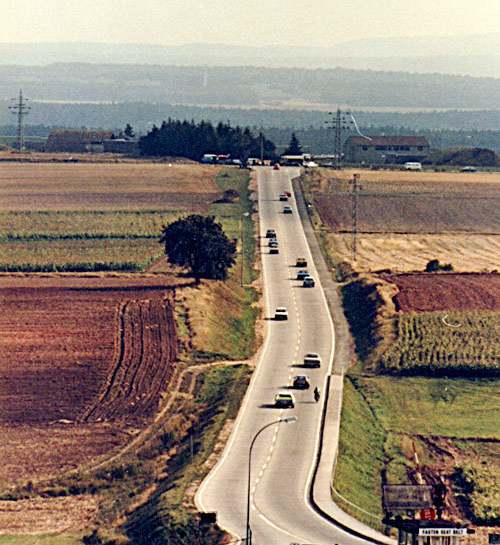 The approach to Sembach AB, Circa 1984