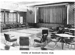 The Sembach AB Service Club circa 1956