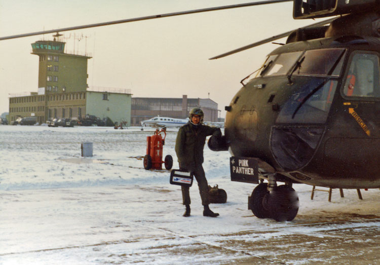 Sembach flight surgeon, Richard Chengson,  MD.  